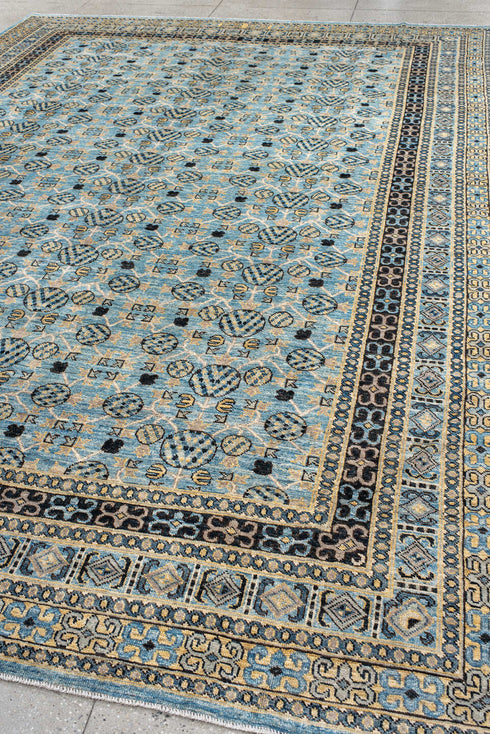 Vintage Khotan Area Rug (9' x 14')
